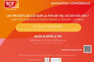 Conférence : projets de loi sur la fin de vie avec le Dr Claire Fourcade.