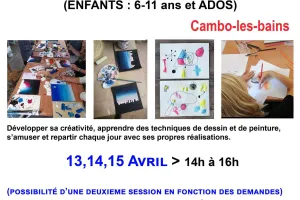 Stages dessin peinture et créativité