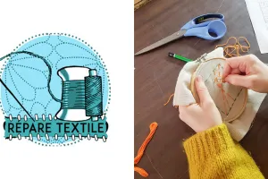 Ateliers Ressources et Vous : Répare'textile - Broderie sashiko