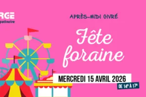 Ambiance de fête foraine à la patinoire La Forge