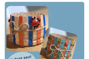 Atelier créatif Parent/Enfant : Pot à crayons coloré