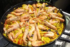 Paella royale à la Table d'Othe