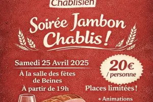 Soirée des jeunes agriculteurs du Chablisien