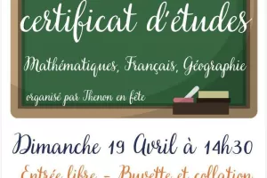 Passez votre certificat d'études