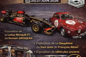 Exposition de voitures et concert rock