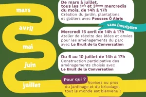 Création d'un jardin collectif au parc de la Violette