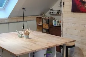 Atelier de modelage de poterie