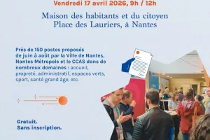 Forum Jobs d'été 2026 de la Ville de Nantes et de Nantes Métropole