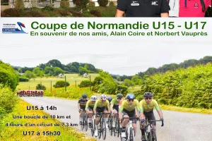 Course cycliste Coupe de Normandie U15 et U17