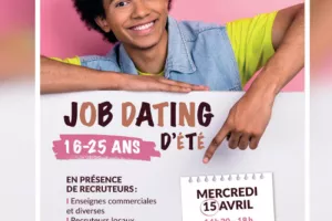 📢 JOB DATING D’ÉTÉ – JEUNES 16-25 ANS