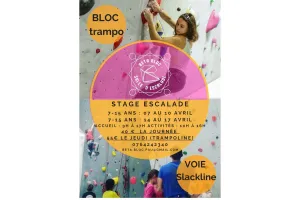 Stage vacances Escalade