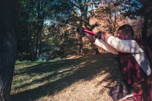 Saynètes d'escrime et initiation en tenue d'époque