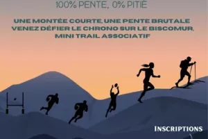 Le Biscomur : course pédestre de côte