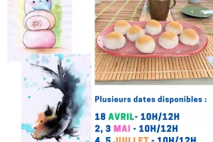 Atelier peinture et dégustation de mochis