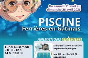 Ouverture vacances de printemps : piscine de Ferrières