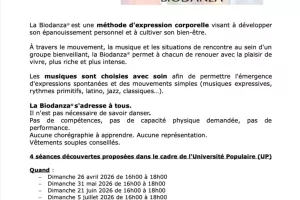 Séances découvertes Biodanza
