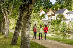Marche dans le cadre du salon du polar