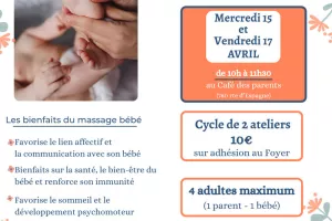 Atelier Massage bébé / Centre Social le Foyer d'Auterive