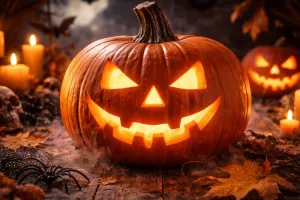 Défilé costumé des enfants pour Halloween