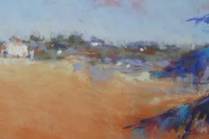 Démonstration d'artiste pastelliste