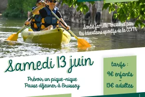 Sortie Famille : descente de l'Ognon en canoë