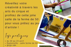 Stage loisirs 6-12 ans "Cirq'cabaret" 20-24 avril 2026