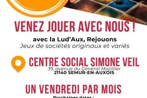 Soirée Jeux Ludaux Rejouons - Centre social