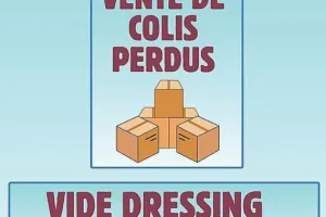 Vide dressing et vente de colis perdus