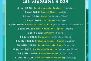 Les randonnées de Daye et de l'Elle