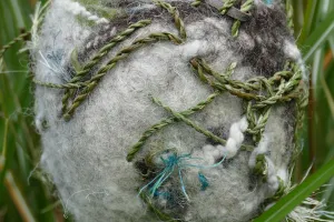 Stage de feutre de laine et tressage végétal