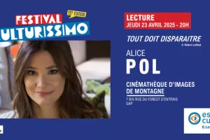 Festival Culturissimo - Lecture de Alice Pol