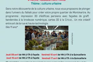 Hack ton Montmartre :  Ateliers création numérique en fablab