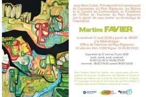 Exposition Martine Favier à la médiathèque