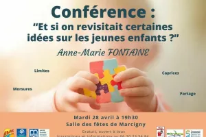 Conférence "Et si on revisitait certaines idées sur les jeunes enfants ?"