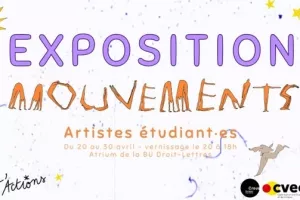 Exposition "Mouvements" de l'association Cultiv'actions