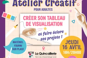 Atelier créatif - créer son tableau de visualisation
