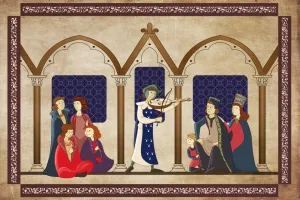 Des troubadours au Château de Ventadour