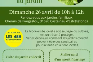 Atelier "Préserver et enrichir la biodiversité au jardin"