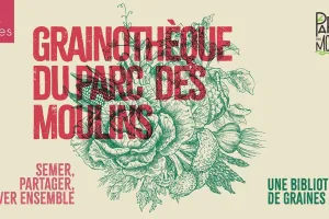 Echanges de graines à la grainothèque au Parc des Moulins