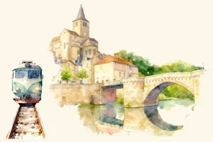 Les Échappées Ferriviaires en Sud Vienne Poitou - Visite de Montmorillon au départ de Lussac-les-Châteaux