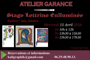 Stage letterine enlluminée