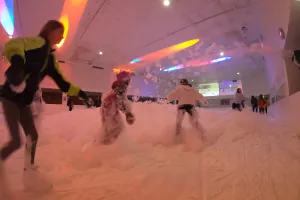 Nocturne à la patinoire : soirée mousse !