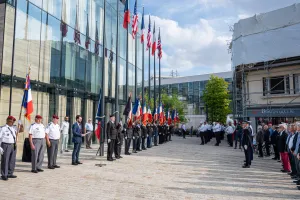 Cérémonie officielle du 82e anniversaire de la Libération de Chartres