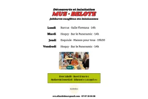 Découverte et initiation au mus et à la belote