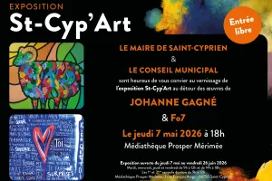 VERNISSAGE DE L'EXPOSITION ST-CYP'ART JOHANNE GAGNE & FO7