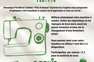 Atelier "machine à coudre"