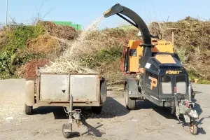 Broyage de végétaux à la déchèterie de Naintré (sur inscription)