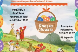 Librairie Chantepage : La grande chasse aux oeufs des P'tites poules !